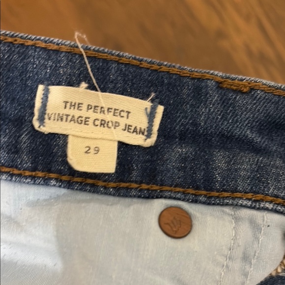 Madewell the perfect vintage crop jean size 29 - Picture 4 of 6